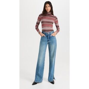 NWT MISA Los Angeles Nadja Top Size M in Winter Chevron